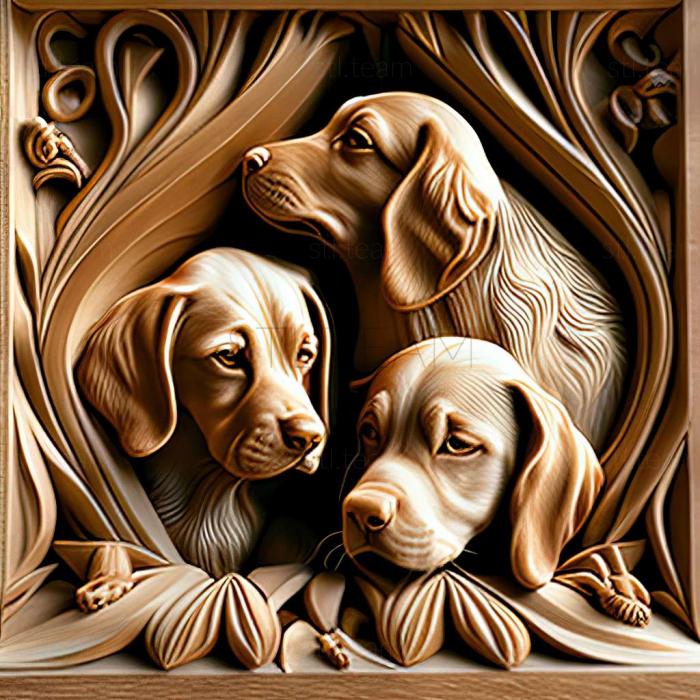 3D model dogs (STL)